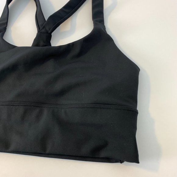 NWOT NATORI Black Impulse Racerback Sports Bra - Picture 10 of 13